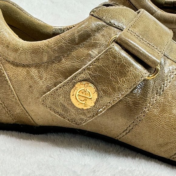 ECCO Women's 38 Elastic Strap Brown Leather Slip-On Comfortable Shoes - Picture 8 of 16